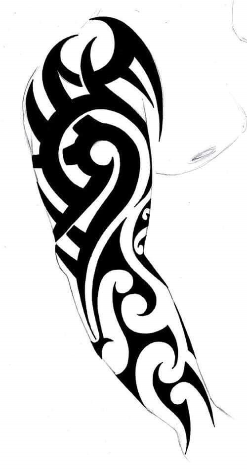 Detail Schwarzer Arm Tattoo Nomer 5