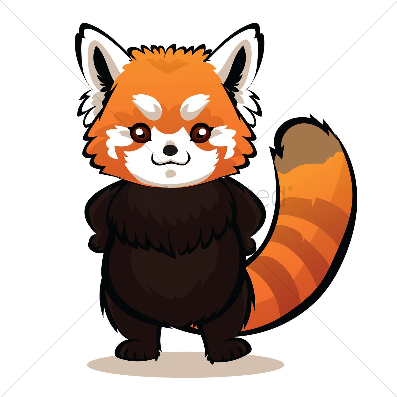 Detail Smiling Red Panda Nomer 2