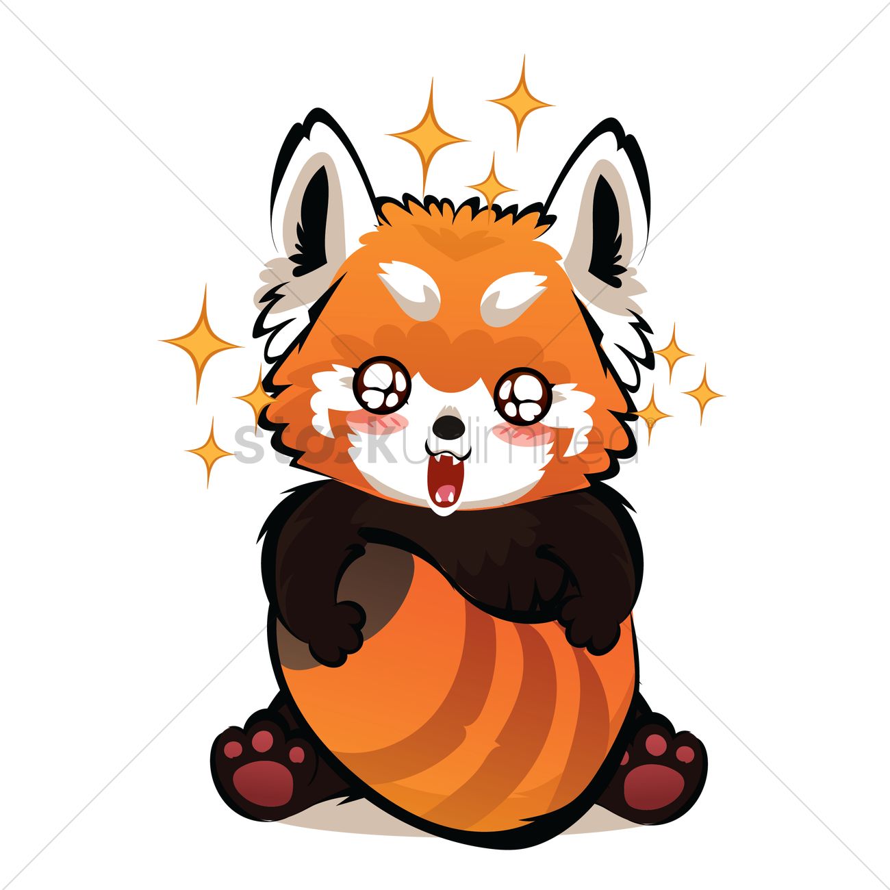 Detail Smiling Red Panda Nomer 3