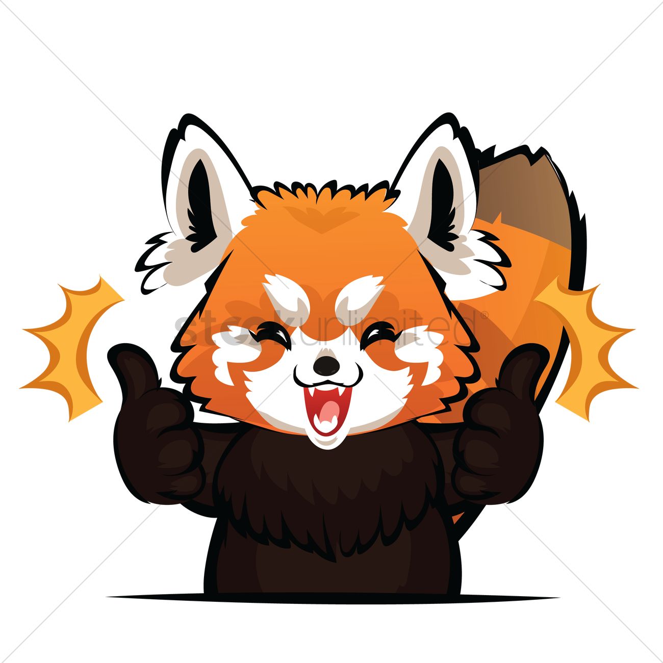 Detail Smiling Red Panda Nomer 5