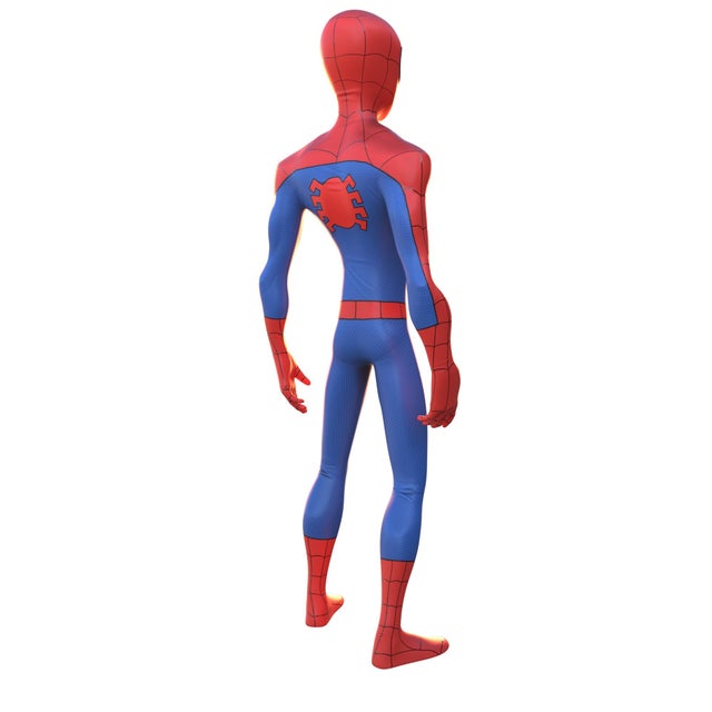 Detail Spider Man Back View Nomer 17