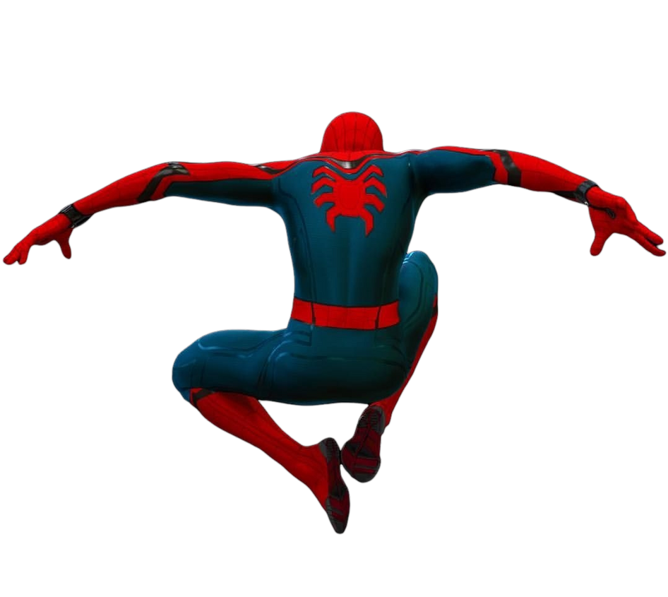 Detail Spider Man Back View Nomer 2
