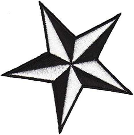 Detail Stern Schwarz Weis Nomer 7