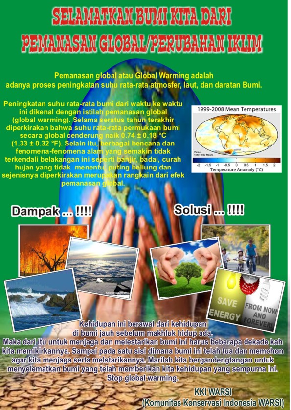 Detail Poster Pencegahan Pemanasan Global Nomer 31