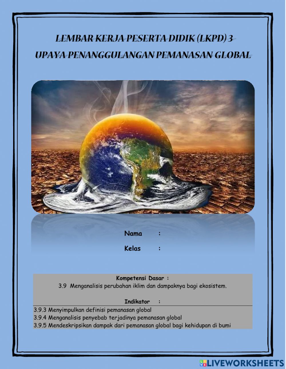 Detail Poster Pencegahan Pemanasan Global Nomer 35