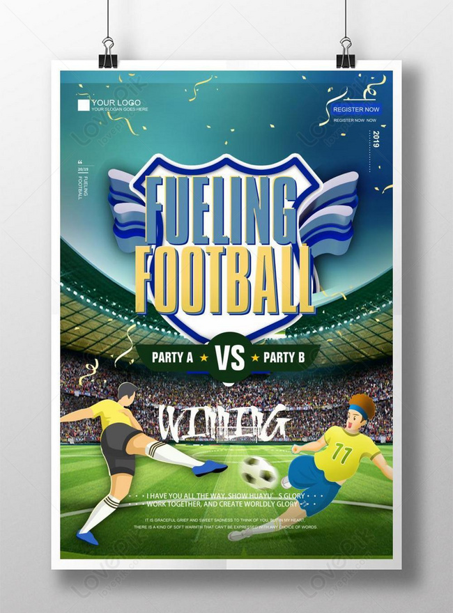 Detail Poster Pertandingan Sepak Bola Nomer 40