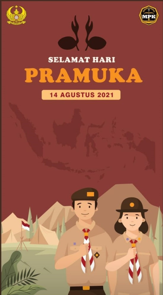 Detail Poster Pramuka Simple Nomer 19