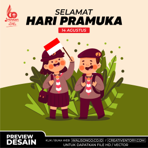 Detail Poster Pramuka Simple Nomer 25