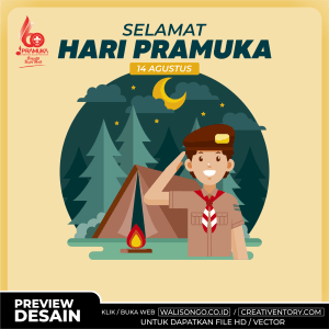 Detail Poster Pramuka Simple Nomer 49