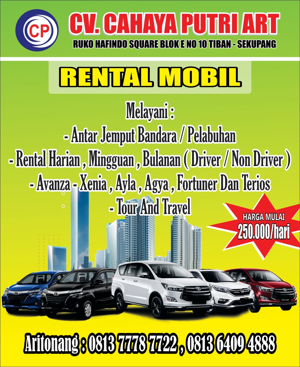 Detail Poster Rental Mobil Nomer 24