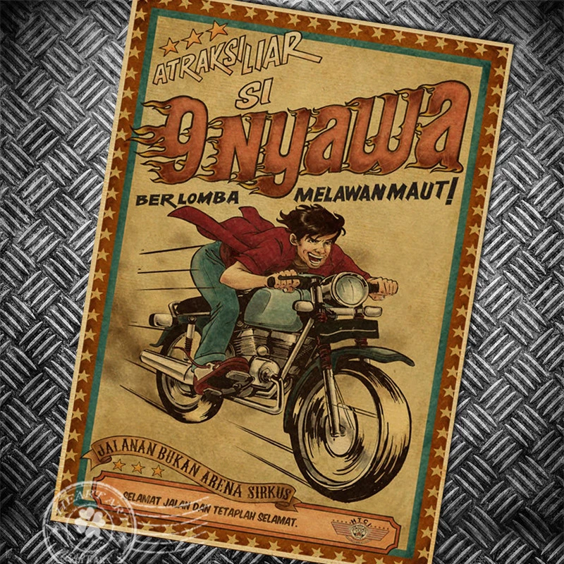 Detail Poster Retro Vintage Nomer 42