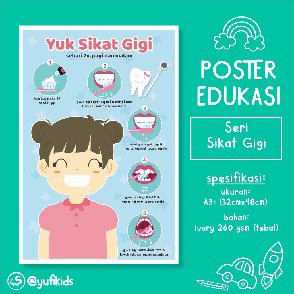 Poster Sikat Gigi Anak - KibrisPDR