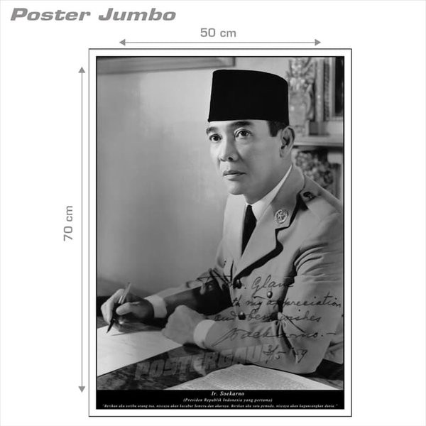 Detail Poster Soekarno Hitam Putih Nomer 13