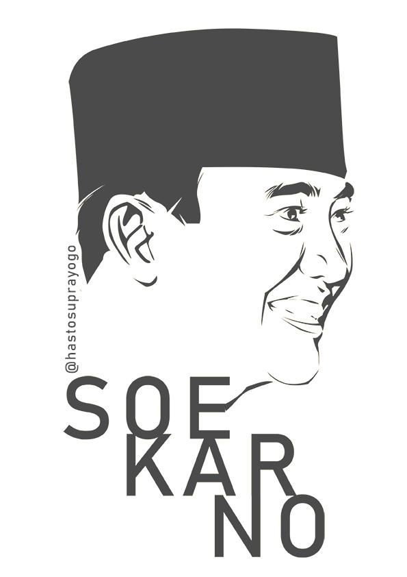 Detail Poster Soekarno Hitam Putih Nomer 15
