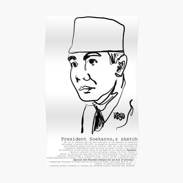 Detail Poster Soekarno Hitam Putih Nomer 19