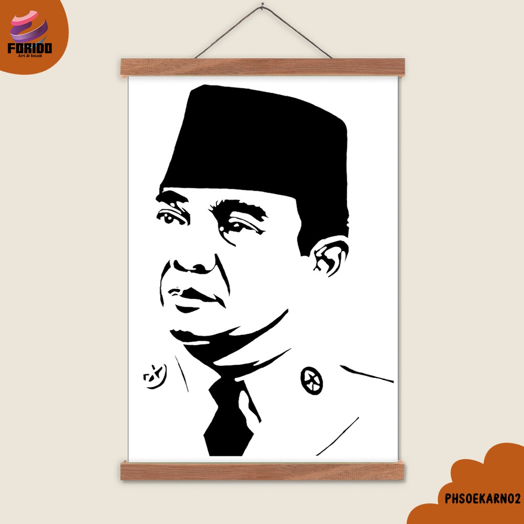 Detail Poster Soekarno Hitam Putih Nomer 8