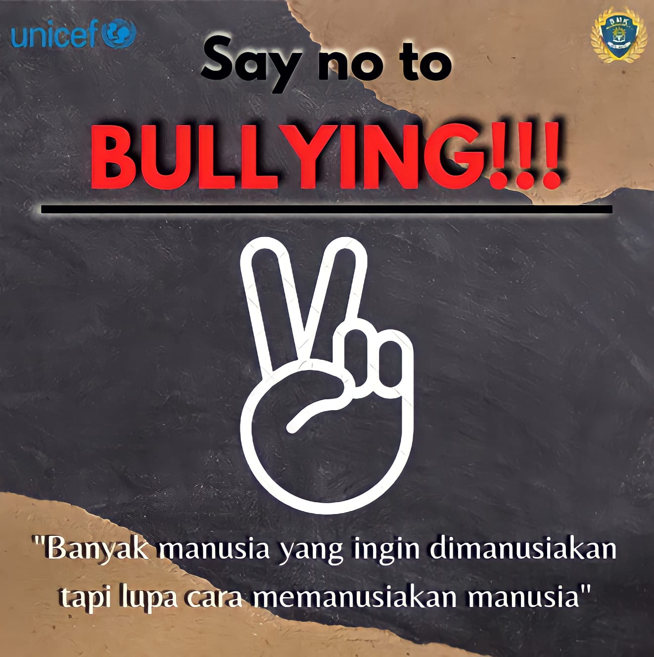 Detail Poster Stop Bullying Di Sekolah Nomer 35