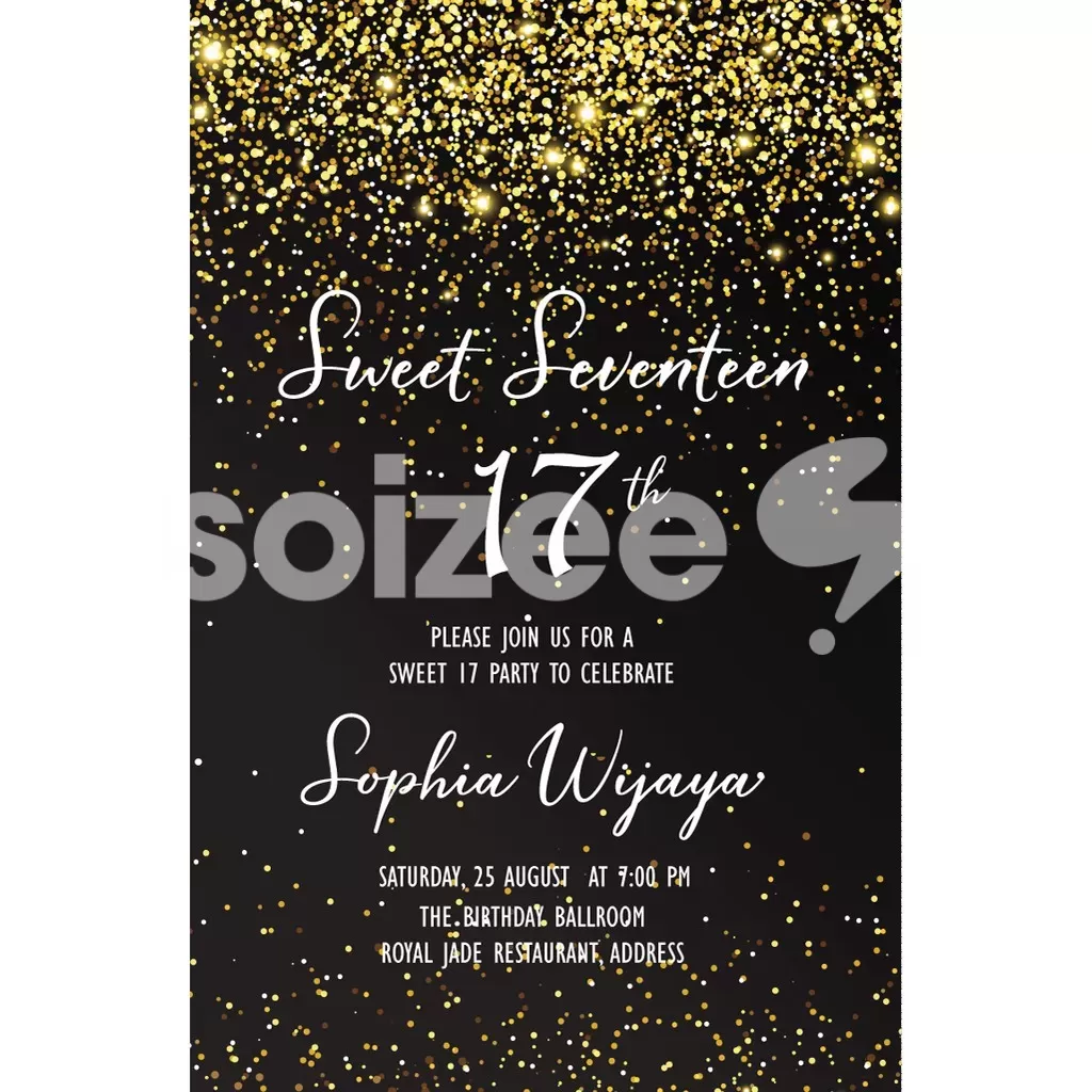 Detail Poster Sweet Seventeen Nomer 45