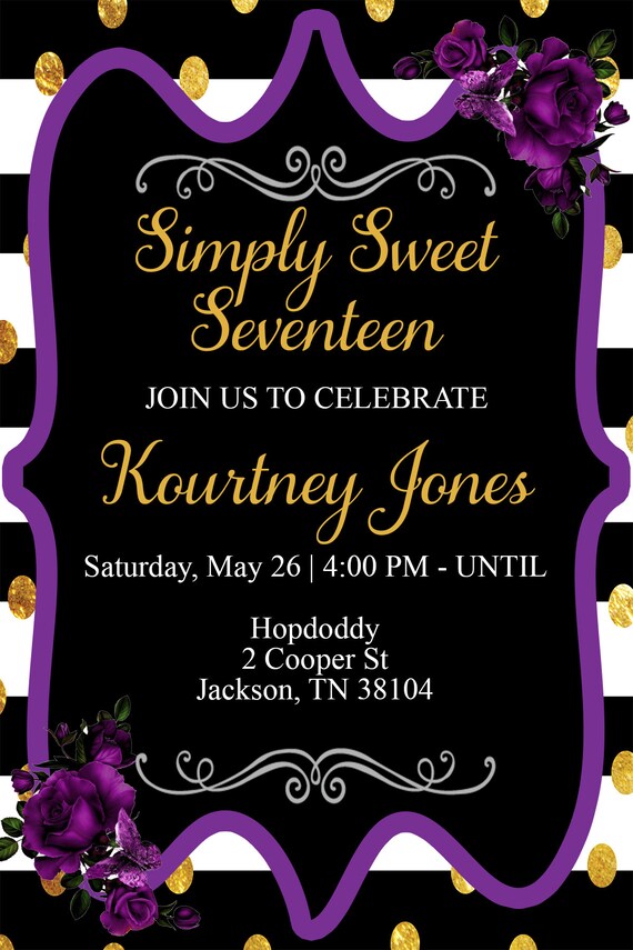 Detail Poster Sweet Seventeen Nomer 48