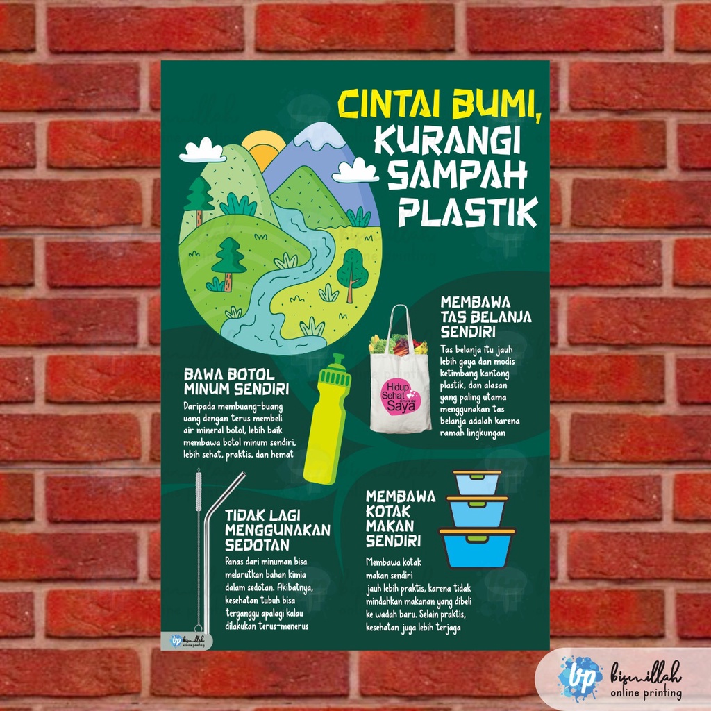 Detail Poster Tentang Sampah Plastik Nomer 3