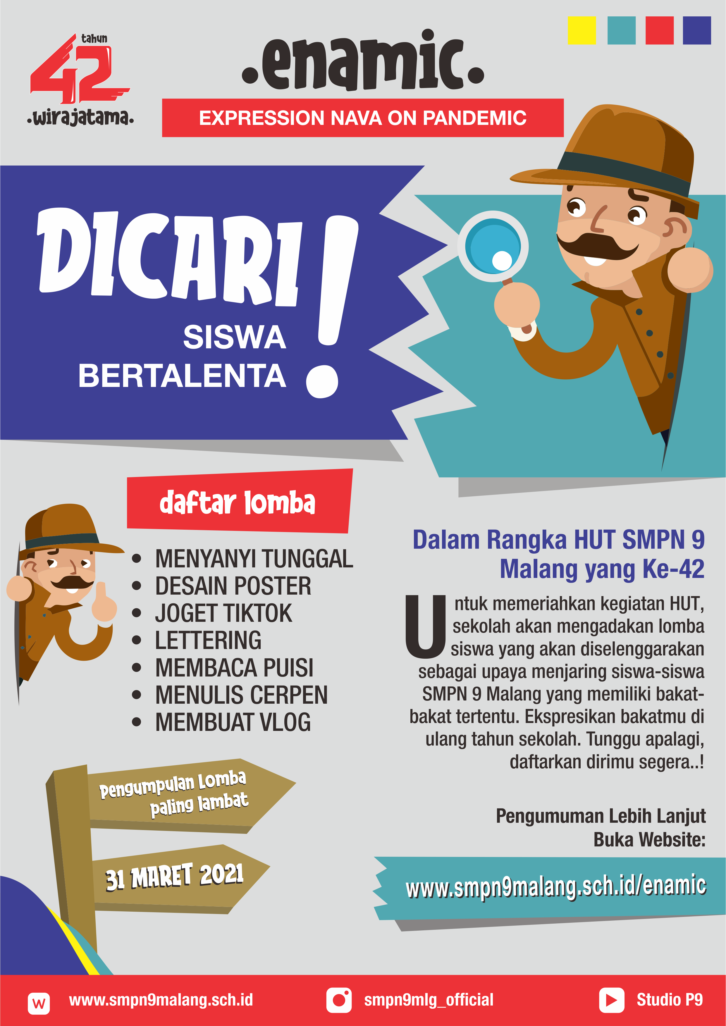 Detail Poster Ulang Tahun Sekolah Nomer 28