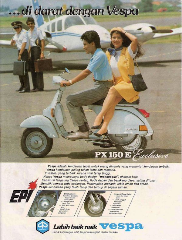 Poster Vespa Jadul - KibrisPDR