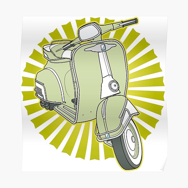 Detail Poster Vespa Jadul Nomer 28