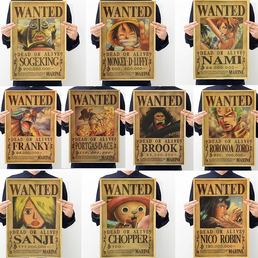 Detail Poster Wanted One Piece Hd Nomer 15