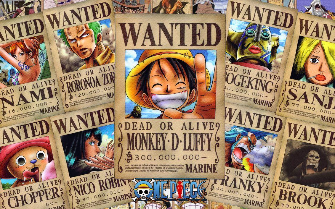 Detail Poster Wanted One Piece Hd Nomer 24