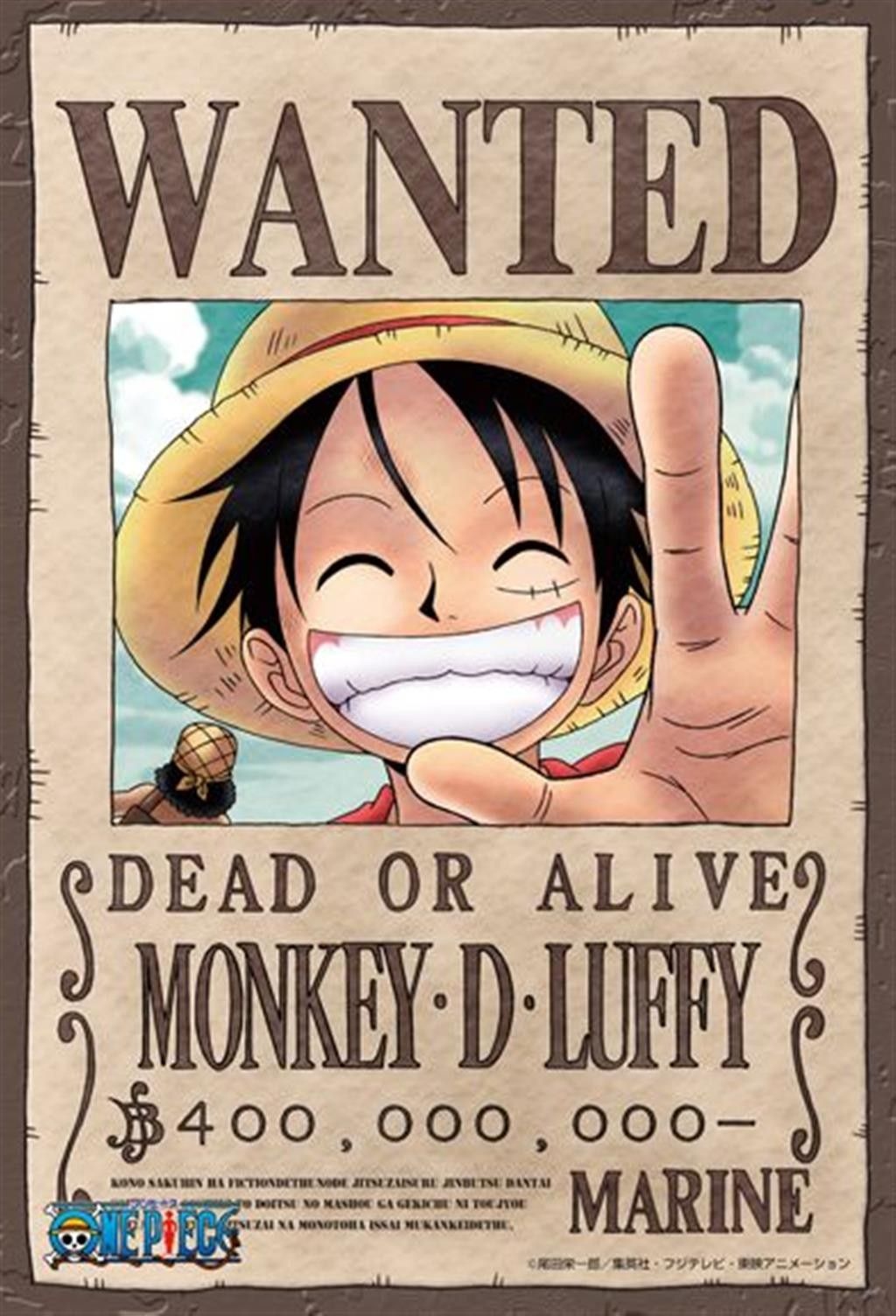 Detail Poster Wanted One Piece Hd Nomer 44