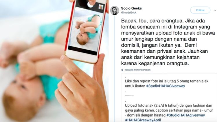 Detail Posting Foto Anak Di Media Sosial Nomer 5