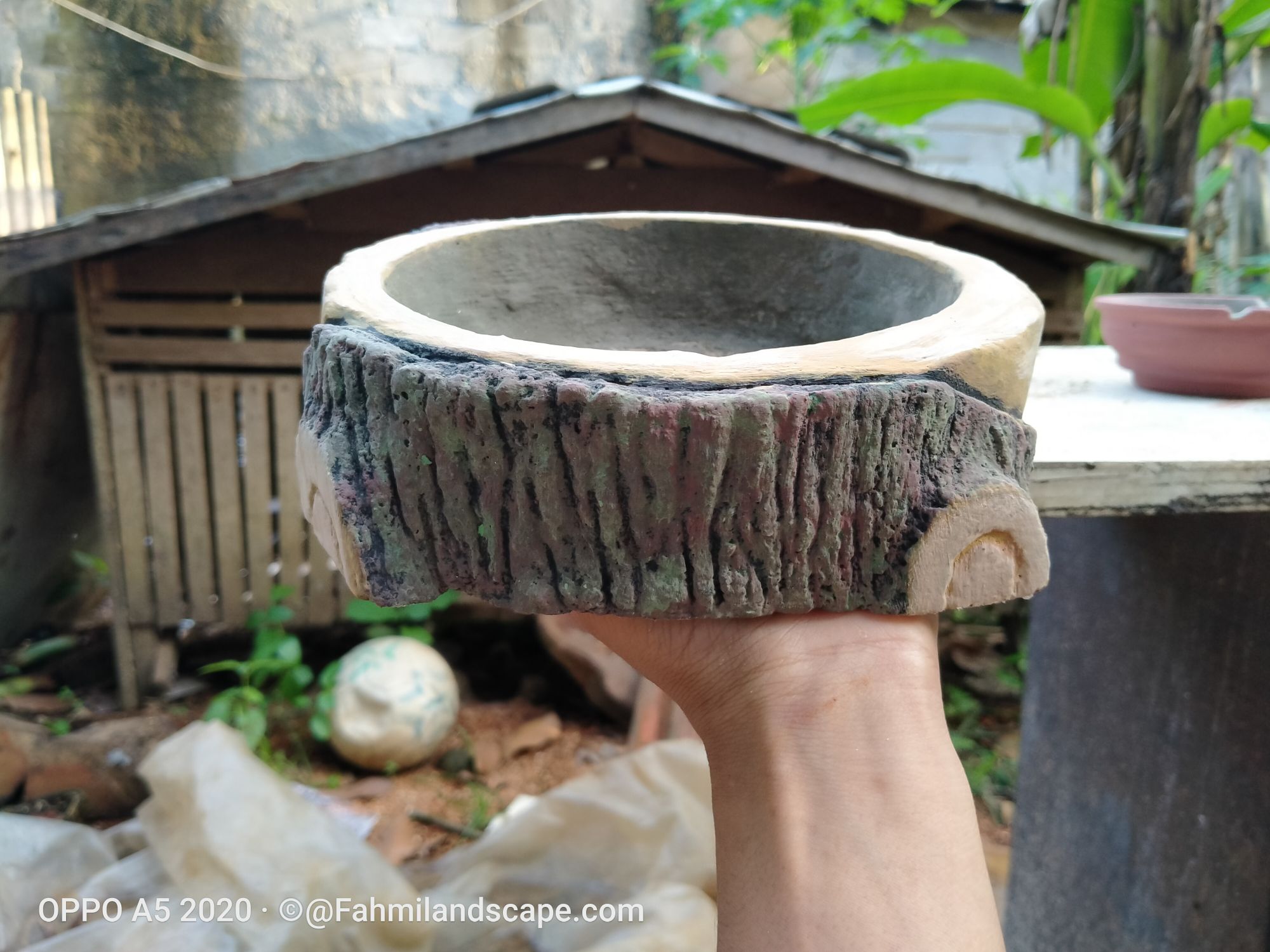 Detail Pot Bonsai Dari Kayu Nomer 26