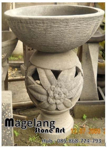 Detail Pot Bunga Batu Alam Nomer 19