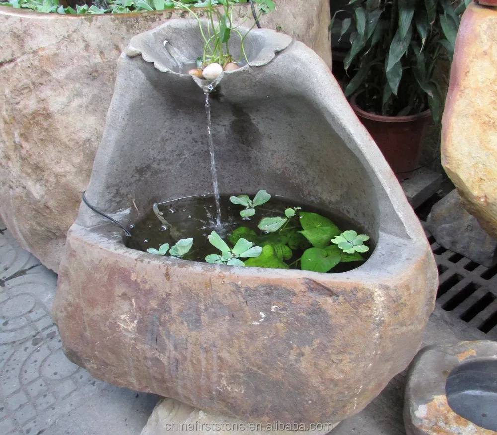 Detail Pot Bunga Batu Alam Nomer 40