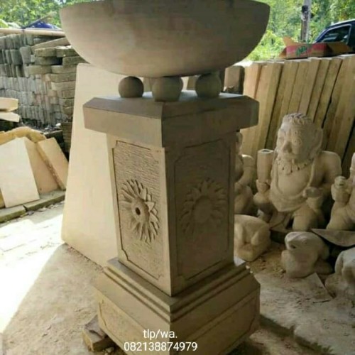 Detail Pot Bunga Batu Alam Minimalis Nomer 21