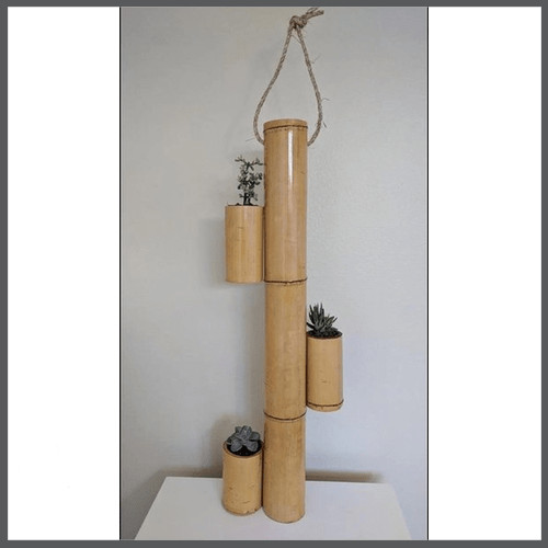 Detail Pot Bunga Dari Bambu Nomer 5