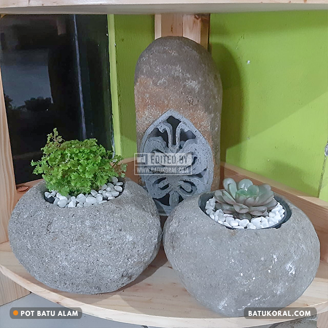 Detail Pot Bunga Dari Batu Alam Nomer 6