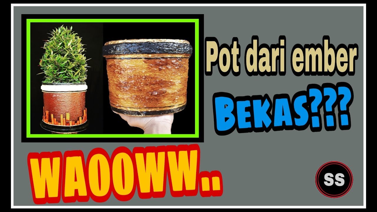 Detail Pot Bunga Dari Ember Cat Nomer 3