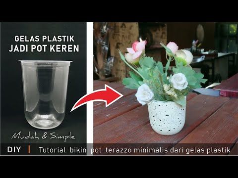 Detail Pot Bunga Dari Gelas Plastik Nomer 44