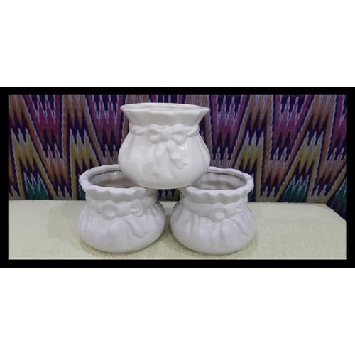 Detail Pot Bunga Keramik Putih Nomer 31