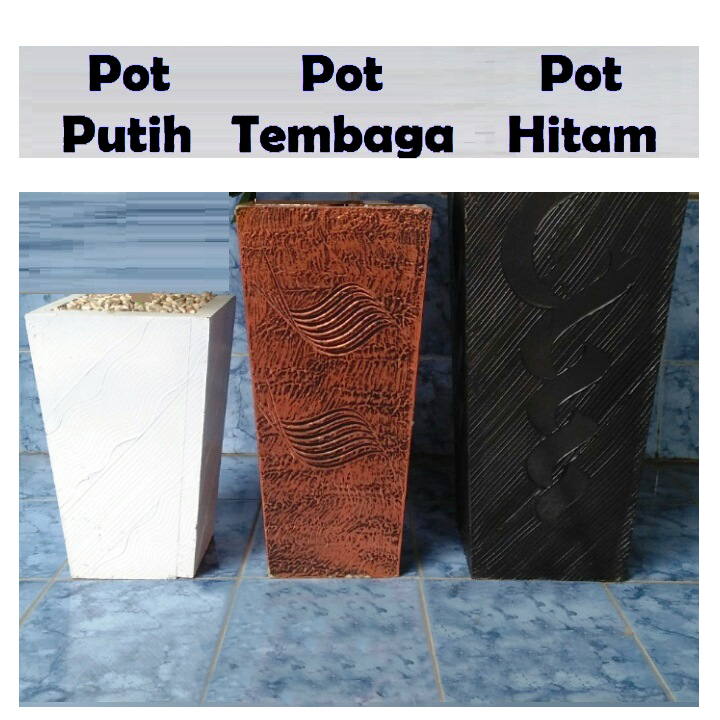 Detail Pot Bunga Kotak Tinggi Nomer 11