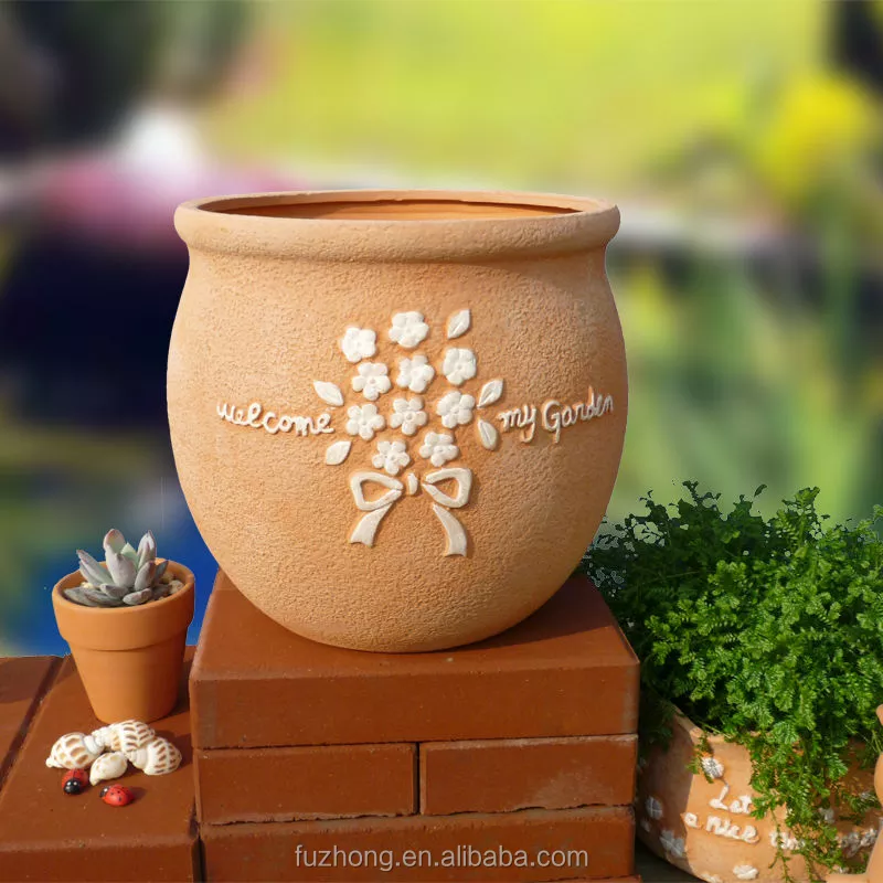 Detail Pot Bunga Tanah Liat Nomer 32