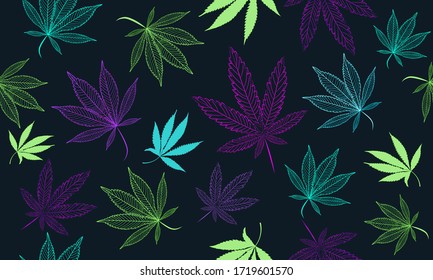 Detail Pot Leaf Backround Nomer 40