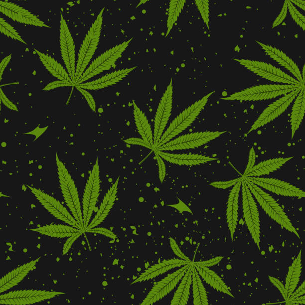 Detail Pot Leaf Backround Nomer 6