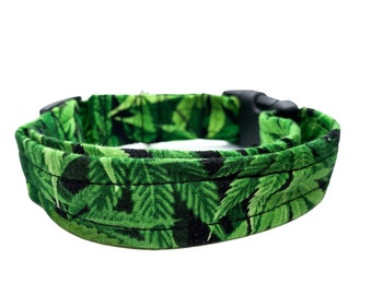 Detail Pot Leaf Dog Collar Nomer 52