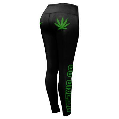 Detail Pot Leaf Leggings Nomer 11