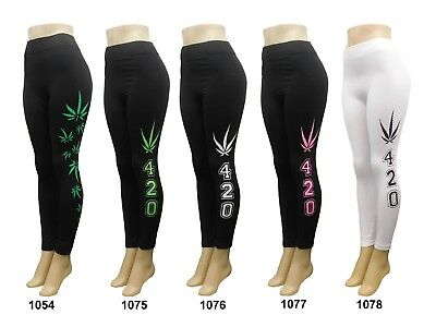 Detail Pot Leaf Leggings Nomer 13