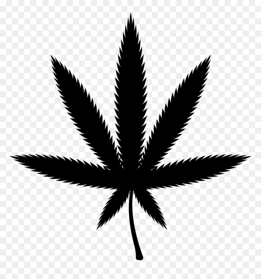 Detail Pot Leaf Silhouette Vector Nomer 41