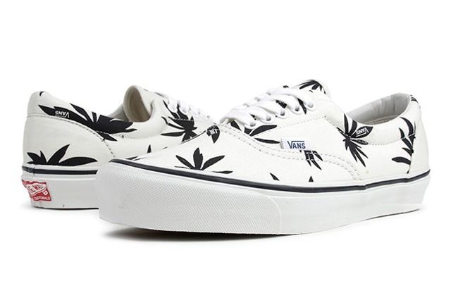 Detail Pot Leaf Vans Shoes Nomer 50