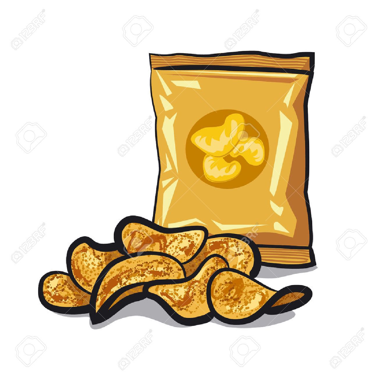 Detail Potato Chips Clipart Nomer 19